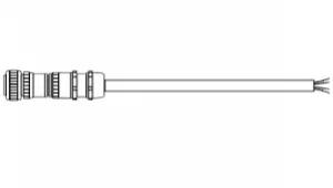 Кабель  4 x 4мм - Desina - для силовых цепей, 2м  PCS040N-02.0-0C4